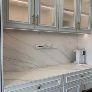 Modern Luxury White Wooden Sideboard for Kitchen Dining Living Room Direct Factory Supply Customizable Home Furniture - Product Image 1