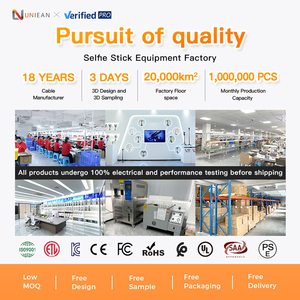 Uniean 360 xoay điện thoại chủ tự động theo dõi khuôn mặt Gimbal ổn định máy ảnh ai Tripod Selfie Stick điện thoại chụp mặt từ xa - Product Image 6