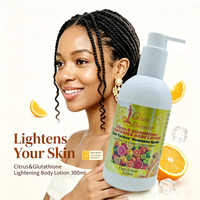 Lotion Corporelle Éclaircissante OEM à Action Rapide – Atténue les Taches Brunes pour Peaux Sèches – Peau Visiblement Éclatante – Glutathion Agrumes