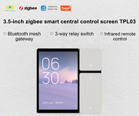 Panneau de contrôle intelligent pour maison connectée 2026 Golden Security 3,5 pouces, Hub central WiFi Zigbee avec écran tactile et commande vocale Alexa intégrée