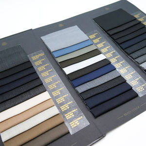 가장 좋은 가격 이탈리아 스타일 최악의 메리노 울/폴리 에스테르 세트 이탈리아 직물 재고 남자 세트 - Product Image 3