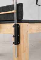 Machine de Pilates Reformer avec cadre en bois de chêne, chaise de Pilates, baril, correcteur de colonne vertébrale et ensemble lit de balançoire