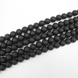 Wholesale Cheap High Quality Matte <strong>Black</strong> Onyx <strong>Beads</strong>, Matte Gemstone <strong>Beads</strong> Onyx with 4mm 6mm 8mm 10mm 12mm - Product Image 3