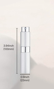 Atomizador de Perfume de Bolsillo Mini de Aluminio Giratorio de 10ml, Recargable, Certificado CE/REACH, Logotipo Personalizado, Se Acepta OEM/ODM - Product Image 3