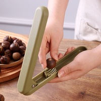 Handmatige duurzame roestvrijstalen kastanjepelschiller notenkraker fruit- en groentegereedschap schaalknip schaar opener