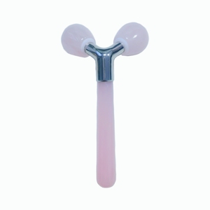 Rouleau facial à double boule en résine pour le massage et la sculpture du visage, outil de soin quotidien - Product Image 1