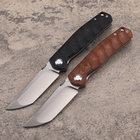 New Style D2 Stahlblech Klapp keramik lager G10 Griff Outdoor Survival Camping Pocket Utility Knife Schnell wechsel klinge