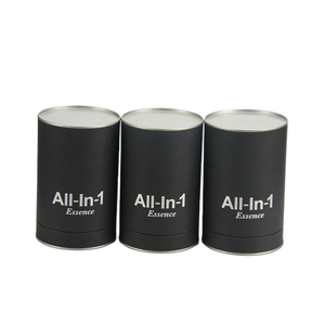 OEM Customized empty cylinder environment-friendly elegant food safe paper tea coffee packaging airtight storage canister
