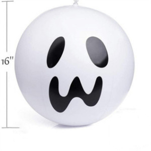 <b>Inflatable</b> Glowing <b>Halloween</b> Pumpkin Light 40cm Color Changing PVC Outdoor Decorations - Product Image 3