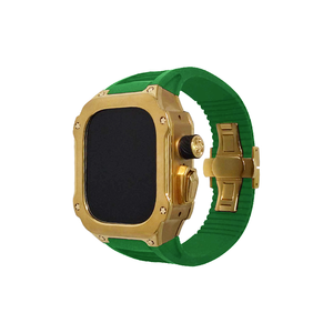 Para reloj, caja de reloj de aleación de titanio de 49mm, caja de correa de goma fluorada, contiene tornillos de <span class=keywords><strong>estrella</strong></span> de cinco puntas, funda protectora de reloj - Product Image 3