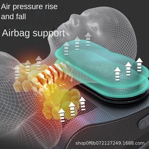 Almohada de Masaje de Lujo Jinzheng con Función Musical para Cervicales, Cuello, Cintura y Piernas, Masajeador de Tracción para el Hogar con Alimentación CA - Product Image 4
