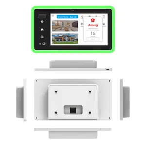 Zigbee zwave ips intercomunicador, android, controle de alarme de segurança, 8 polegadas, parede android, tablet, casa inteligente, automação