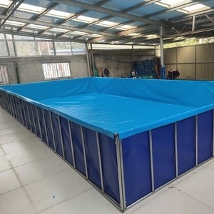 <span class=keywords><strong>Bassin</strong></span> à poissons avec revêtement, bassins ronds <span class=keywords><strong>en</strong></span> PVC pour koïs, aquarium extérieur 500L-5000L - Product Image 4