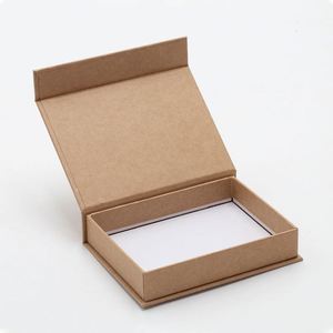 กล่องของขวัญฝาแม่เหล็กทำจากกระดาษคราฟท์รักษ์โลกพร้อมส่งจำนวนมาก - Product Image 4