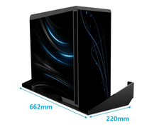 Support PC en acier au carbone personnalisé pour simulateur de course – Installation facile, support d'ordinateur économique pour cockpit