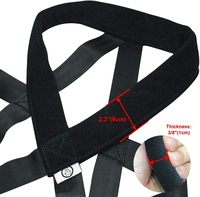 Harnais pour chien de traîneau robuste tirant la corde sangle en nylon renforcée pour la formation de chien équipement de charriage et de musculation canins
