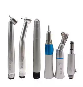 Juego de piezas de mano dentales 45 ° 2 Agujeros 4 agujeros 3 vías Spray de agua Kit de pieza de mano de baja velocidad Juego de escalador de aire Led Pieza de mano <span class=keywords><strong>dental</strong></span> - Product Image 5