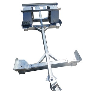<span class=keywords><strong>Remorque</strong></span> galvanisée de 50 kg/<span class=keywords><strong>500kg</strong></span>, tracteur longeur de poubelle - Product Image 2