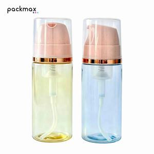 ขวดปั๊มโฟม Packmax 100 มล. PET 30/400 ขวดเปล่าสำหรับใส่โฟมมูส พร้อมหัวปั๊มโลชั่น รูปทรงกระบอก บรรจุภัณฑ์เครื่องสำอาง - Product Image 1