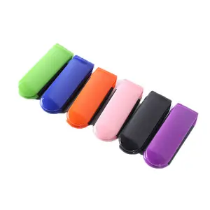 Hot Sell Mini Plastic Ontwarren Compact Zakformaat Massagekam Draagbare Opvouwbare Haarborstel Met Spiegel Reizen Voor Dames Heren