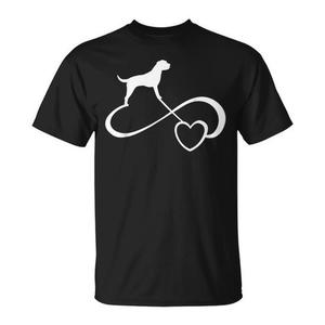 T-shirt Cœur d'amour infini pour les amoureux des Border Terrier – Vêtements promotionnels spécifiques à la race - Product Image 1