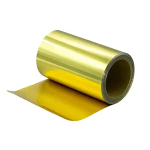 Impresión en relieve de papel de aluminio dorado para chocolate, rollos de envoltura de papel de aluminio para barra de dulces