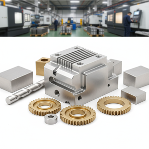 Services d'usinage, pièces métalliques CNC, aluminium 6063, acier inoxydable, fraisage de précision, tournage, découpe laser, découpe par électroérosion, découpe de fil - Product Image 1