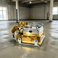 Machine de nivellement automatique de mortier de béton à guidage laser 360 degrés professionnelle pour la construction de sols sur de grandes surfaces