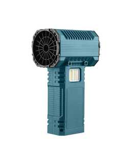 Portable USB Rechargeable Violent Turbo Fan with Digital Display LED Light High Speed Air <b>Blower</b> for <b>Car</b> Detailing and Camping - Product Image 2