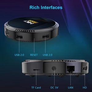 Boîtier TV Android 12 HK1 <span class=keywords><strong>RBOX</strong></span> H8 H618 4G 32G, décodeur numérique, double Wi-Fi 2.4G+5G, lecteur multimédia intelligent 4K BT, STB - Vente chaude usine - Product Image 5