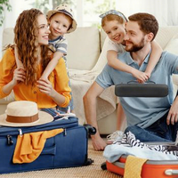 Étui de transport rigide en EVA pour outils capillaires avec fermeture éclair, poignée portable ou organisateur de bobines pour salon à domicile ou voyage