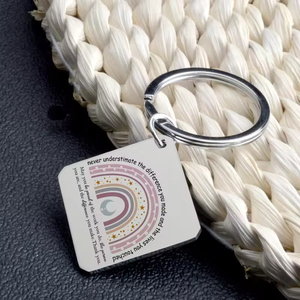 Quando Personalizzate i Regali per la Festa degli Insegnanti, Mai Sottostimate le Differenze: Portachiavi Motivazionali, Souvenir di Ringraziamento per Insegnanti - Product Image 3