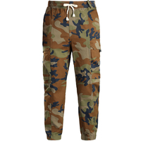Pantalon Camouflage Homme 100% Coton Taille Élastique Mi-Haute Anti-Déchirure pour Entraînement sur le Terrain et Tir