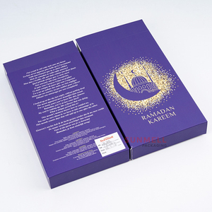 Wholesale <strong>Custom</strong> Printed Empty <strong>30</strong> Day Ramadan Advent Calendar Gift Chocolate Box With Insert - Product Image 6