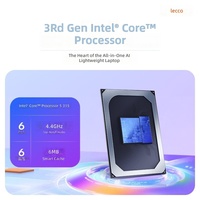Ordinateur portable professionnel fin Lecoo Ari14 Intel Core5-315 12 Go 512 Go SSD 14 pouces en métal avec caméra IPS, Windows 11 en anglais, neuf