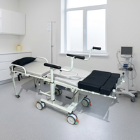 Chaise de transfert multifonctionnelle de haute qualité, très vendue, adaptée au bain, chaise de transfert de patient à quatre roues directionnelles
