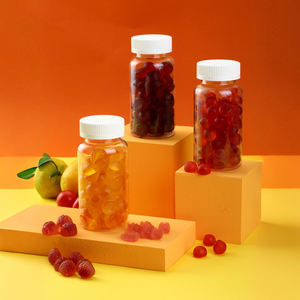 Gomas de Suplemento Personalizadas OEM, Gel de Aloe Vera de Curaçao, Pó Liofilizado, Polidextrose, Goma Vegana para Saúde - Product Image 2