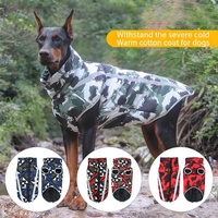 Vêtements pour animaux de compagnie OEM ODM, manteau d'hiver imperméable de qualité supérieure pour chien avec bandes réfléchissantes, veste coupe-vent chaude pour chiens de taille moyenne et grande