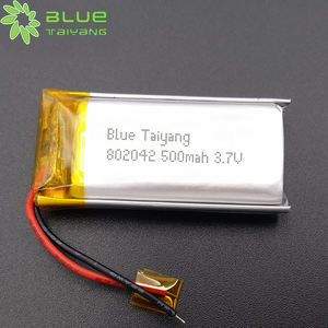 הספק <span class=keywords><strong>3.7v</strong></span>/500mah <span class=keywords><strong>802042</strong></span> נטענת <span class=keywords><strong>3.7v</strong></span> 500mah 1.85wh lipo שקית סוללת ליתיום פולימר עבור אלקטרוניקה - Product Image 1
