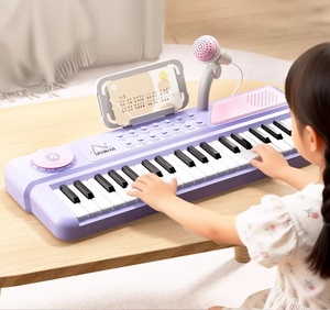 Wholesale 37 Keys <b>Electronic</b> Piano <b>Keyboard</b> with Microphone Kids Music <b>Keyboard</b> Educational Toy Musical Instrument - Product Image 4