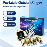 Masseur portable Golden Finger pour soulager les méridiens, lifting du visage, microcourant, machine de massage corporel pour salon et usage domestique