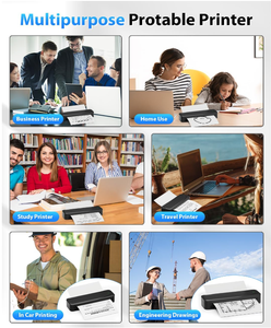 Phomemo <strong>Portable</strong> <strong>Printer</strong> M833 Inkless Wireless <strong>Printers</strong> Travel Home Office Business Label Thermal <strong>Mini</strong> <strong>A4</strong> Paper <strong>Printer</strong> - Product Image 6