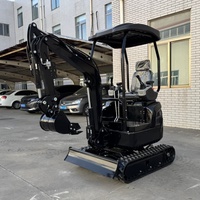 Produit en promotion : Mini-excavatrice de 1,6 tonne Euro 5 CE EPA, petite pelle multifonctionnelle diesel, nouvelle pelle sur chenilles agricole