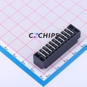 JL15EDGRHCM-35010B01 Plug-in Terminal Block Bent Lead Through Hole,P=3.5mm Board-to-Board / Socket - Closed Screw Fixing 2x10P - Product Image 2