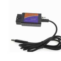 Lector de Códigos USB ELM327 V1.5 HS-CAN/MS-CAN para Escáner de Diagnóstico OBD2 Multifunción Actualización en Línea Compatible con Windows XP/7/8/10