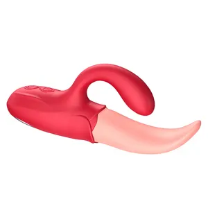 Vibrador con Forma de Lengua para la Masturbación Femenina, Vibrador Masajeador para Mujeres Maduras - Product Image 1