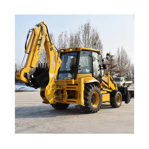 Australia Mini Loader 4 Ruedas Drive Retroexcavadora Excavadora Accesorios Materiales de construcción agrícolas Motor central Arabia Saudita - Product Image 4