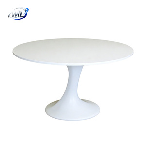 Table à manger ronde en fibre de verre de luxe personnalisable moderne pour la maison, la villa, l'hôtel, la salle à manger, utilisation de meubles - Product Image 6