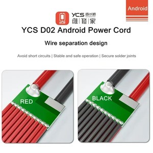 Câble de détection d'alimentation CC YCS D01 D02 pour démarrage et charge, compatible <span class=keywords><strong>iPhone</strong></span> 6-16PM et Android, pour réparation de batterie et <span class=keywords><strong>carte</strong></span> mère - Product Image 3