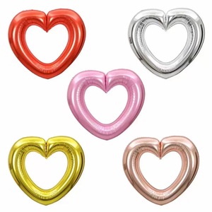 Palloncino in Alluminio a Forma di Cuore Cavo da 40 Pollici Confezionato Singolarmente per Decorazioni di Compleanni, Matrimoni, San Valentino e Capodanno - Product Image 4